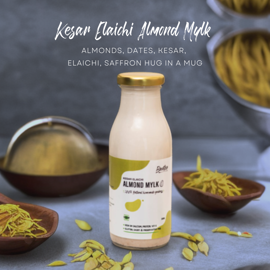 ALMOND MYLK | KESAR ELAICHI