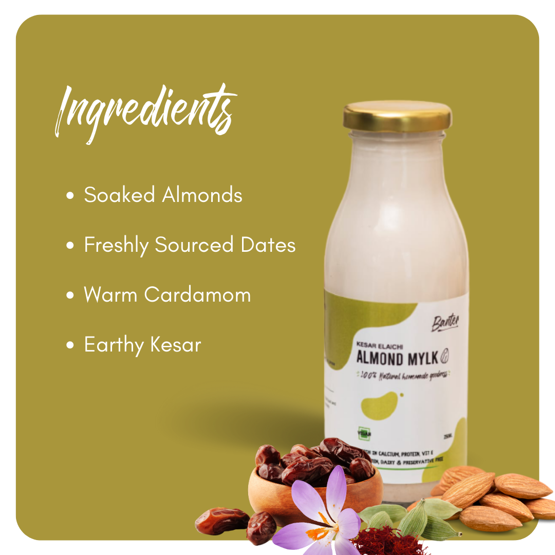 SUBSCRIBE | KESAR ELAICHI ALMOND MYLK