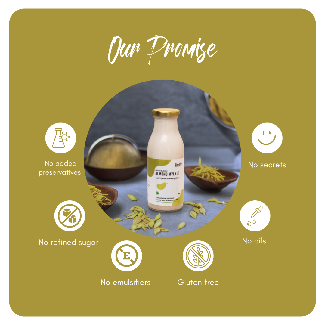 ALMOND MYLK | KESAR ELAICHI