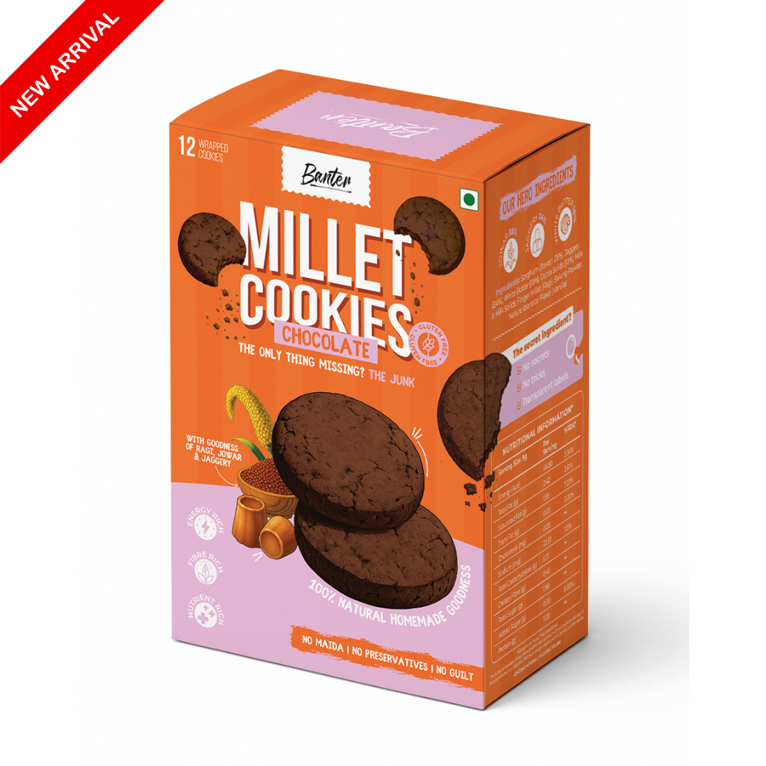 MILLET CHOCOLATE COOKIES - 110g