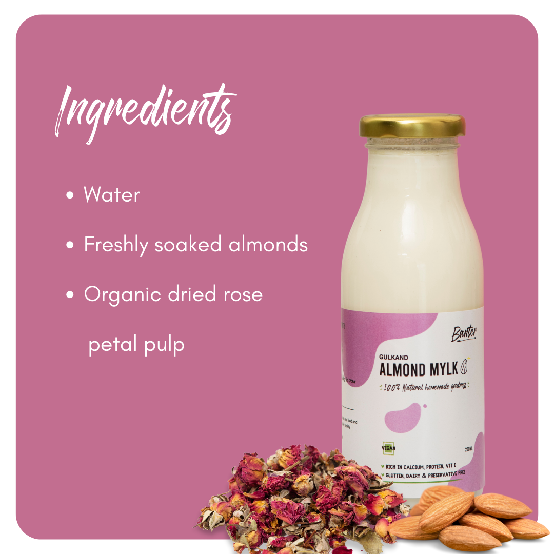 SUBSCRIBE | GULKAND ALMOND MYLK