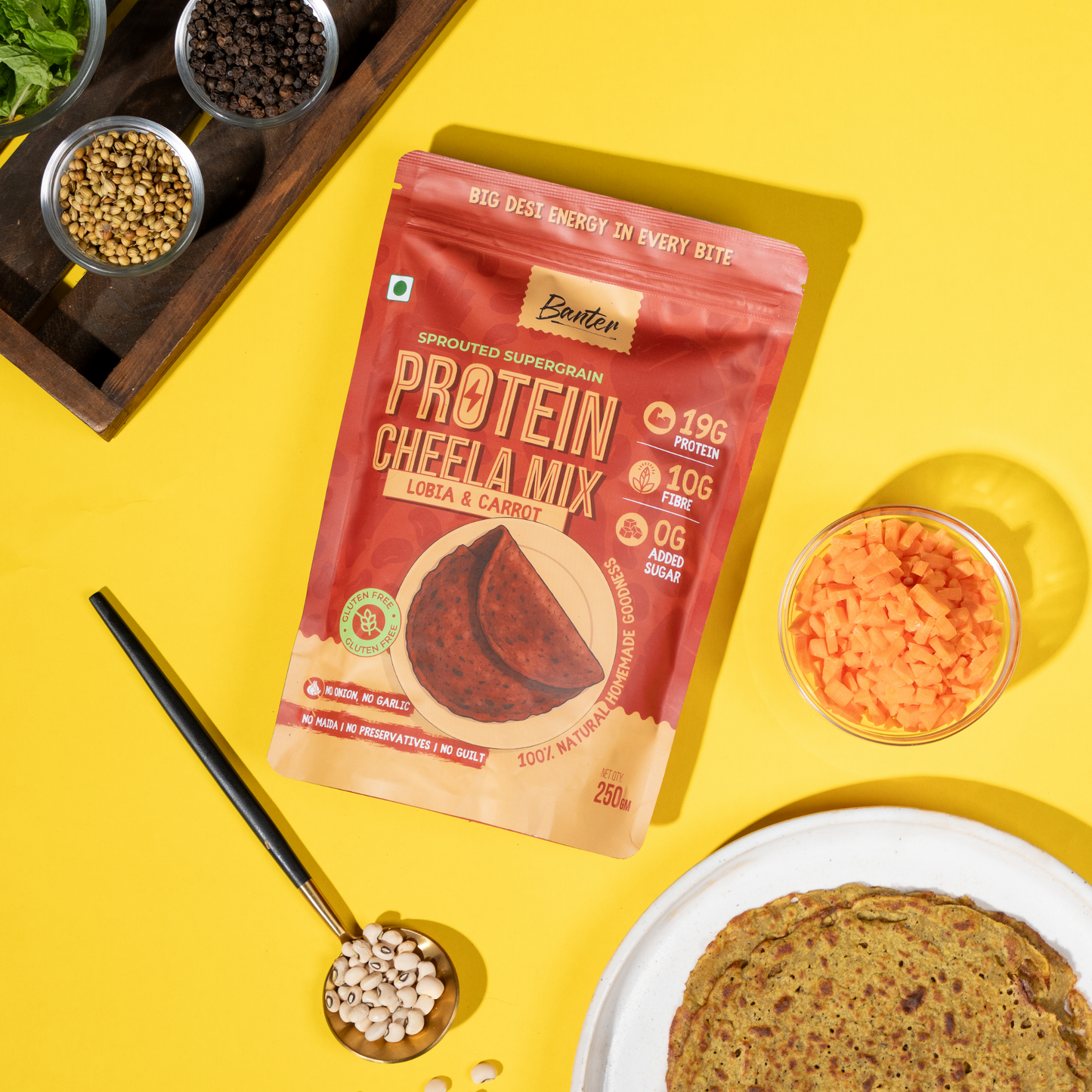 PROTEIN CHEELA MIX - LOBIA & CARROT