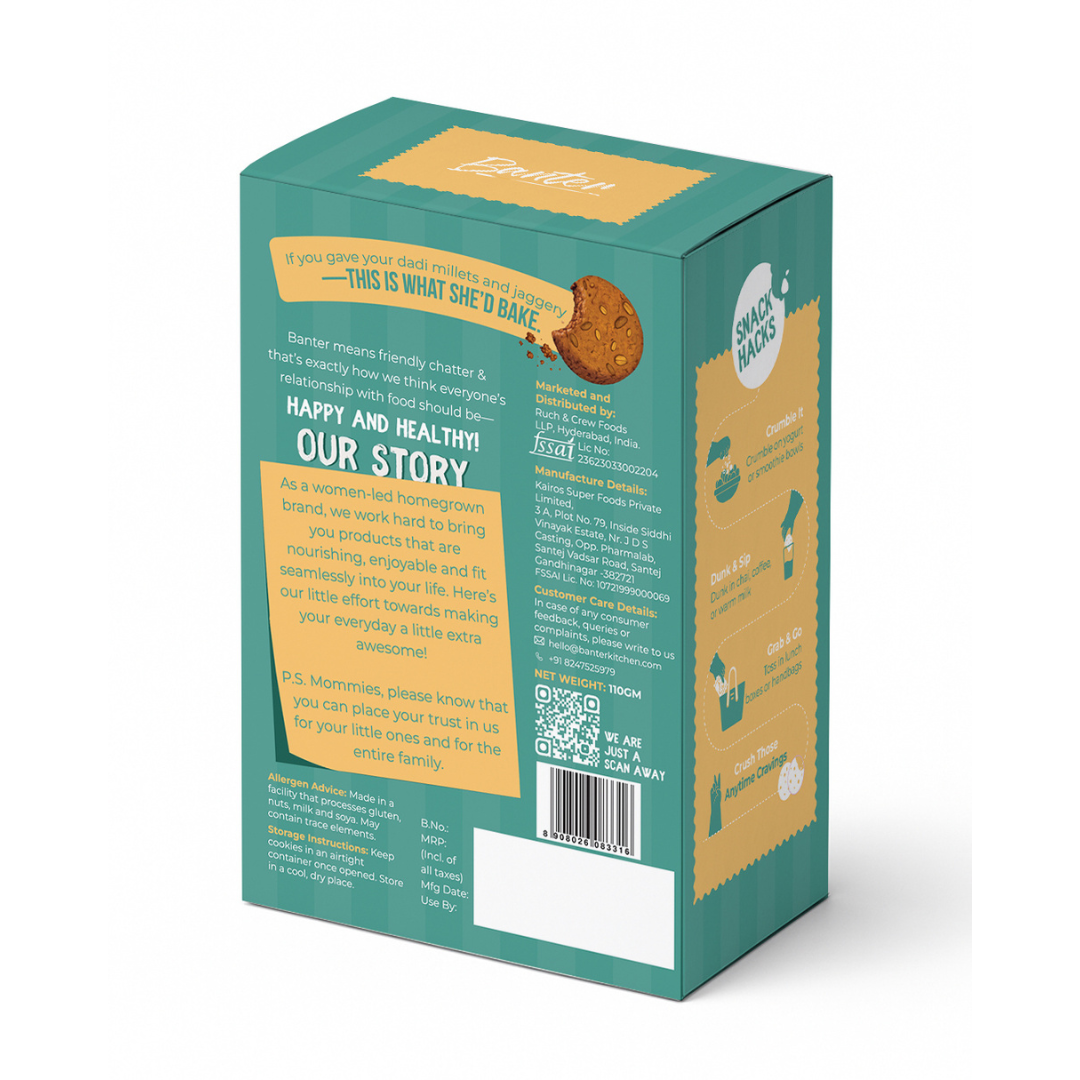 MILLET OATS & SEEDS COOKIES - 110g