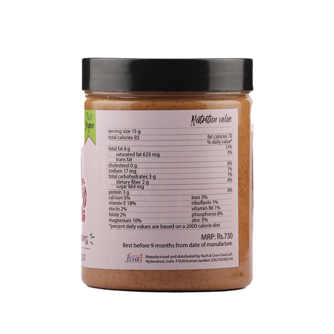 CRUNCHY ALMOND BUTTER