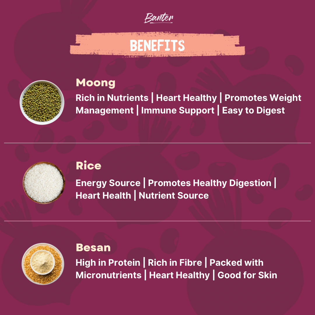 PROTEIN CHEELA MIX - MOONG & BEETROOT