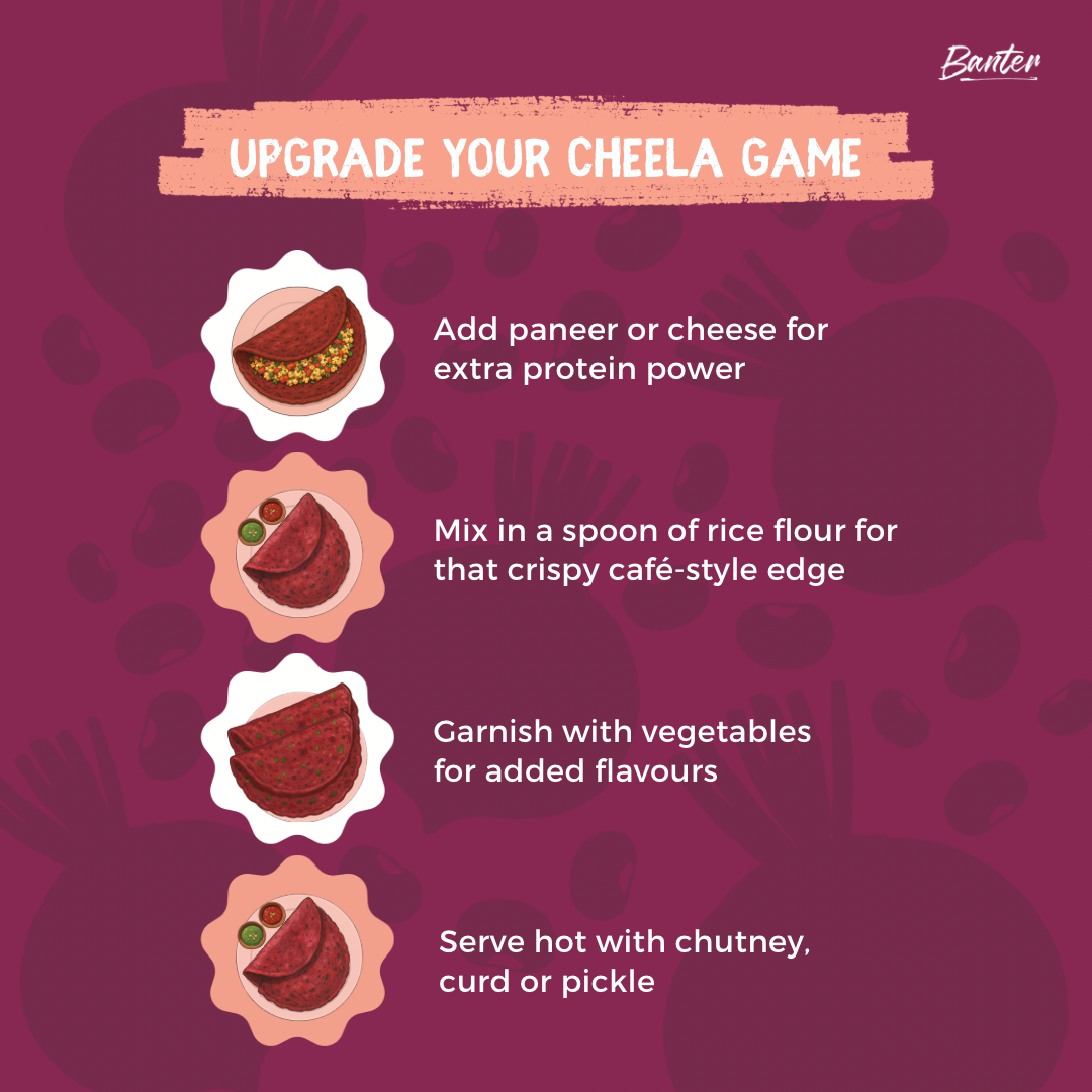 PROTEIN CHEELA MIX - MOONG & BEETROOT
