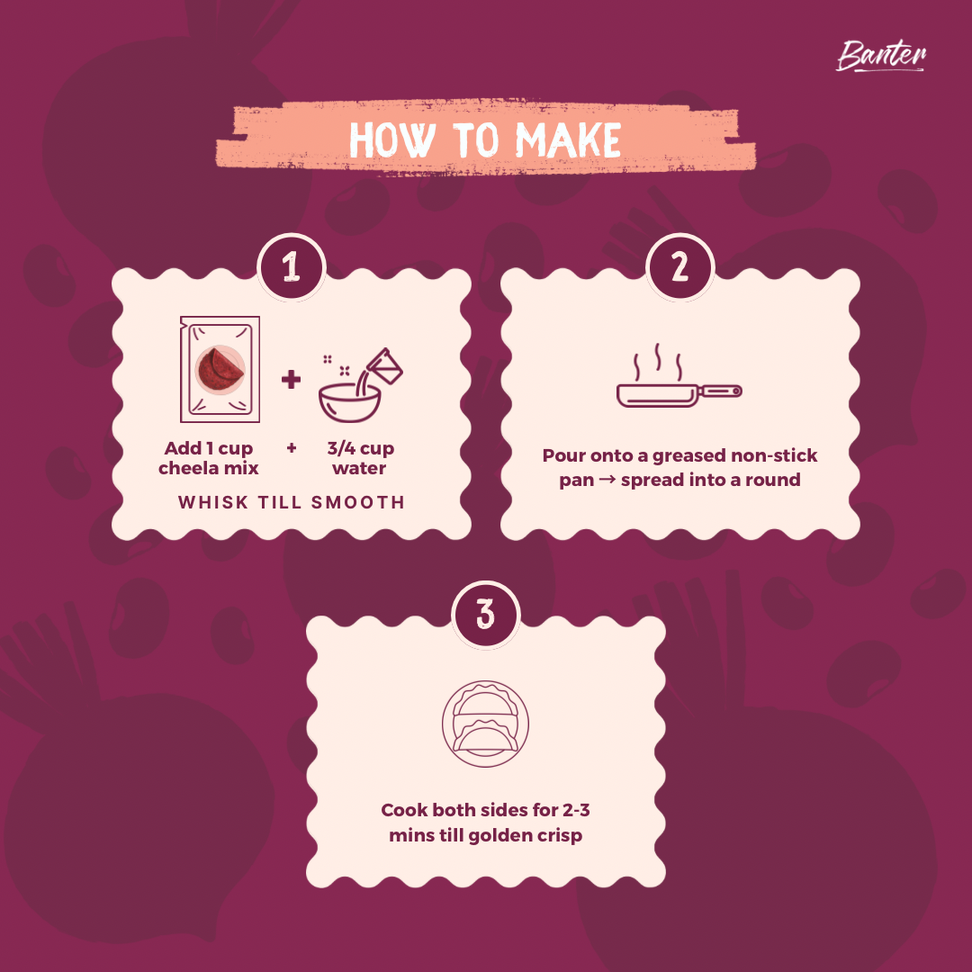 PROTEIN CHEELA MIX - MOONG & BEETROOT