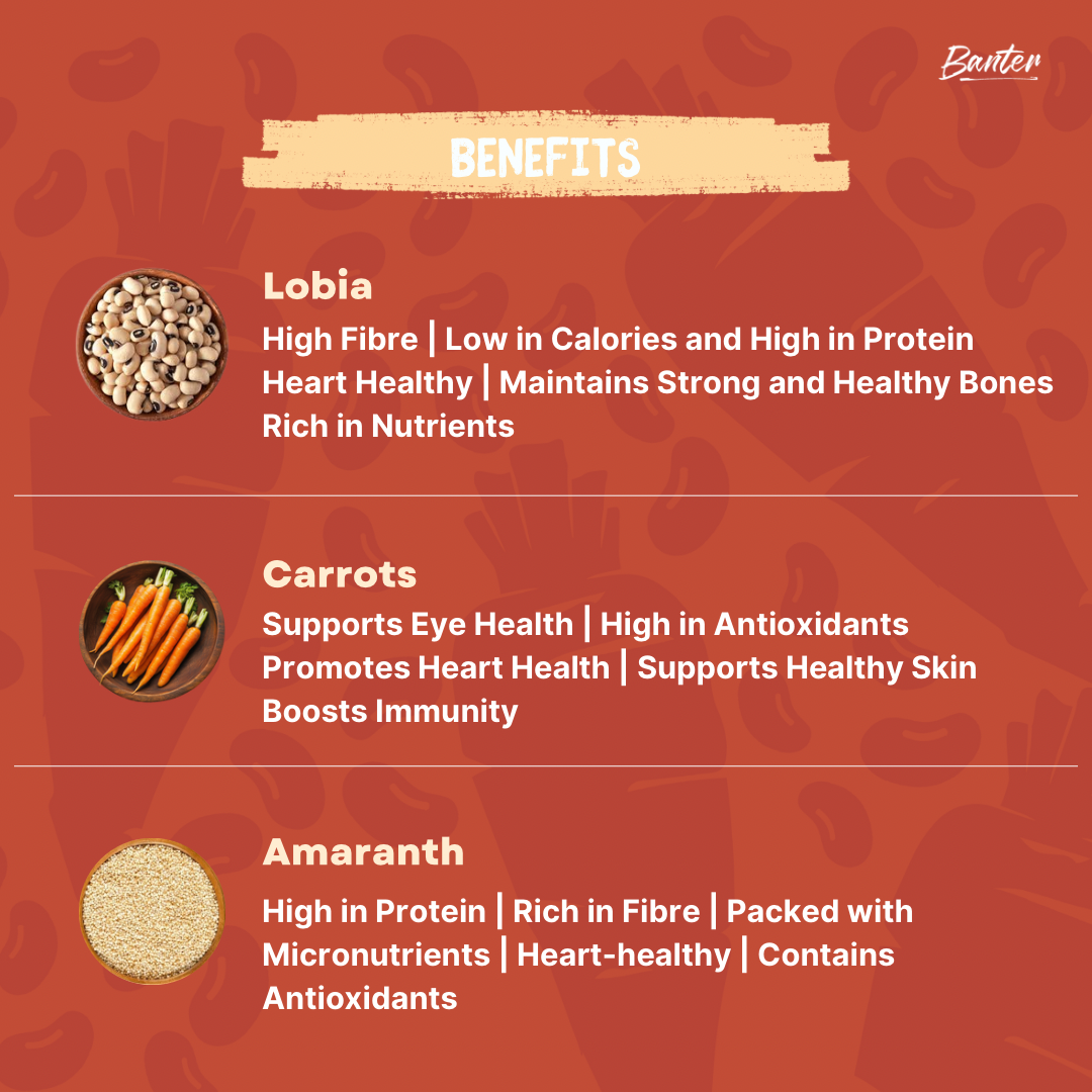 PROTEIN CHEELA MIX - LOBIA & CARROT