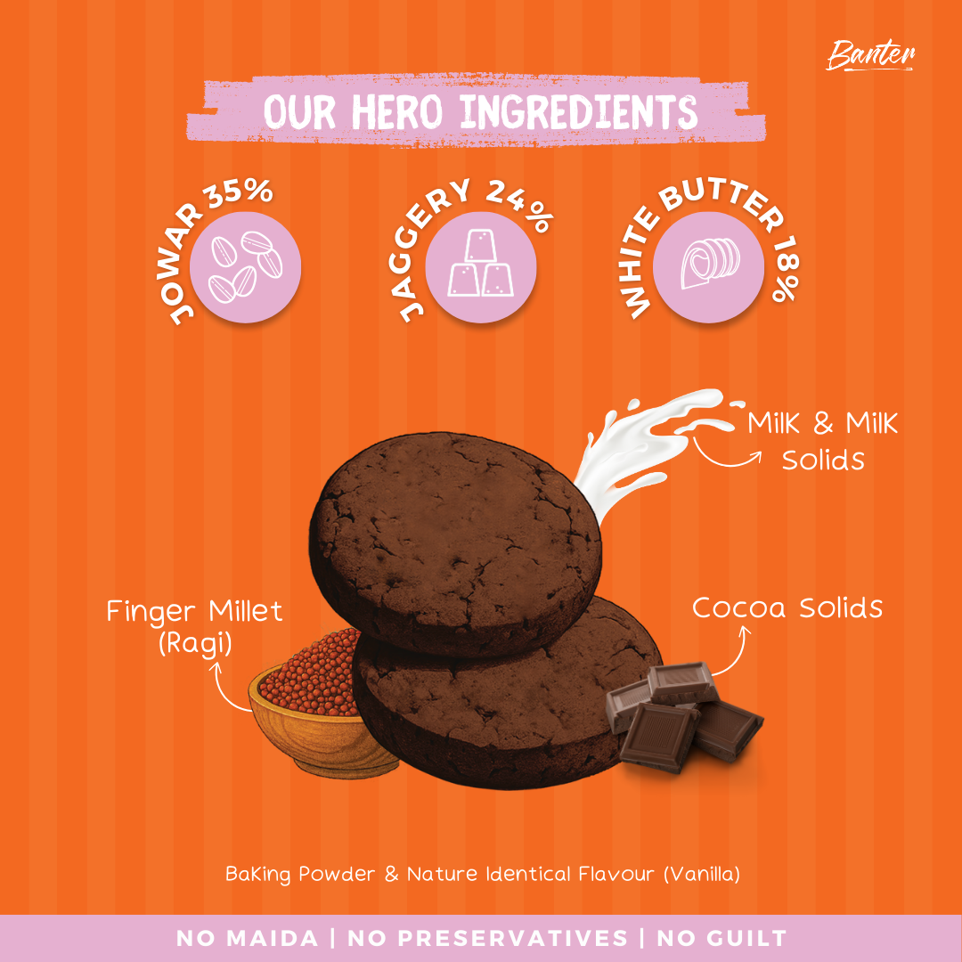 MILLET CHOCOLATE COOKIES - 110g