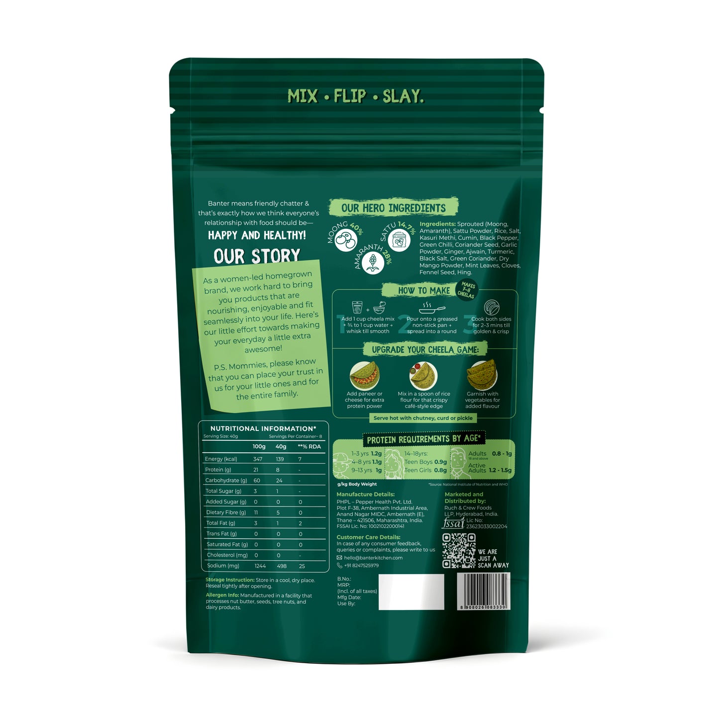 PROTEIN CHEELA MIX - AMARANTH & METHI