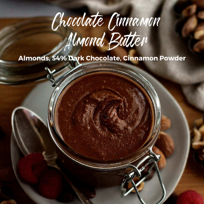 CHOCOLATE CINNAMON ALMOND BUTTER - 350G