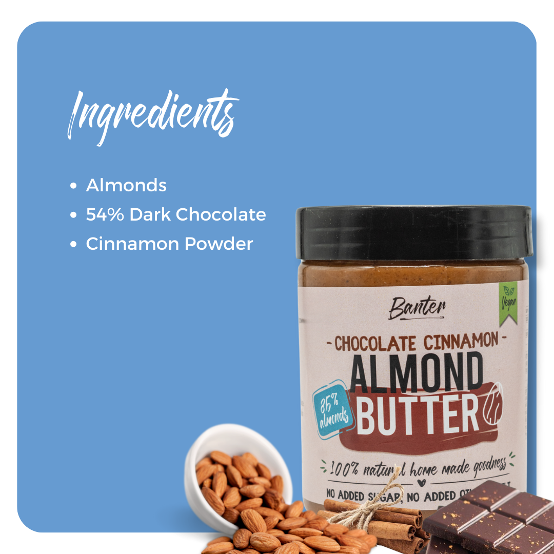 CHOCOLATE CINNAMON ALMOND BUTTER