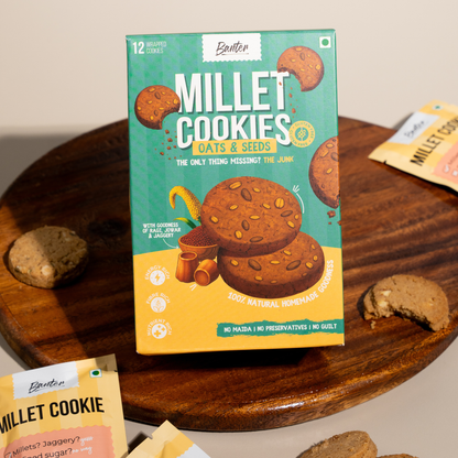 MILLET OATS & SEEDS COOKIES - 110g