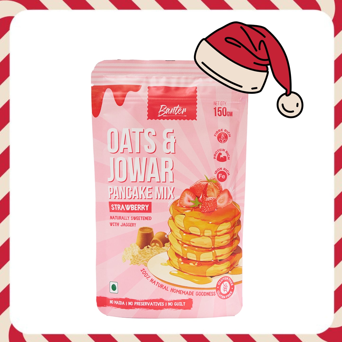 STRAWBERRY PANCAKE MIX - 150g