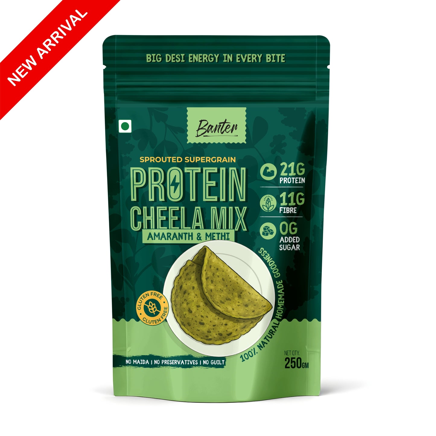 PERI PERI CASHEW BUTTER + AMARANTH-METHI CHEELA MIX