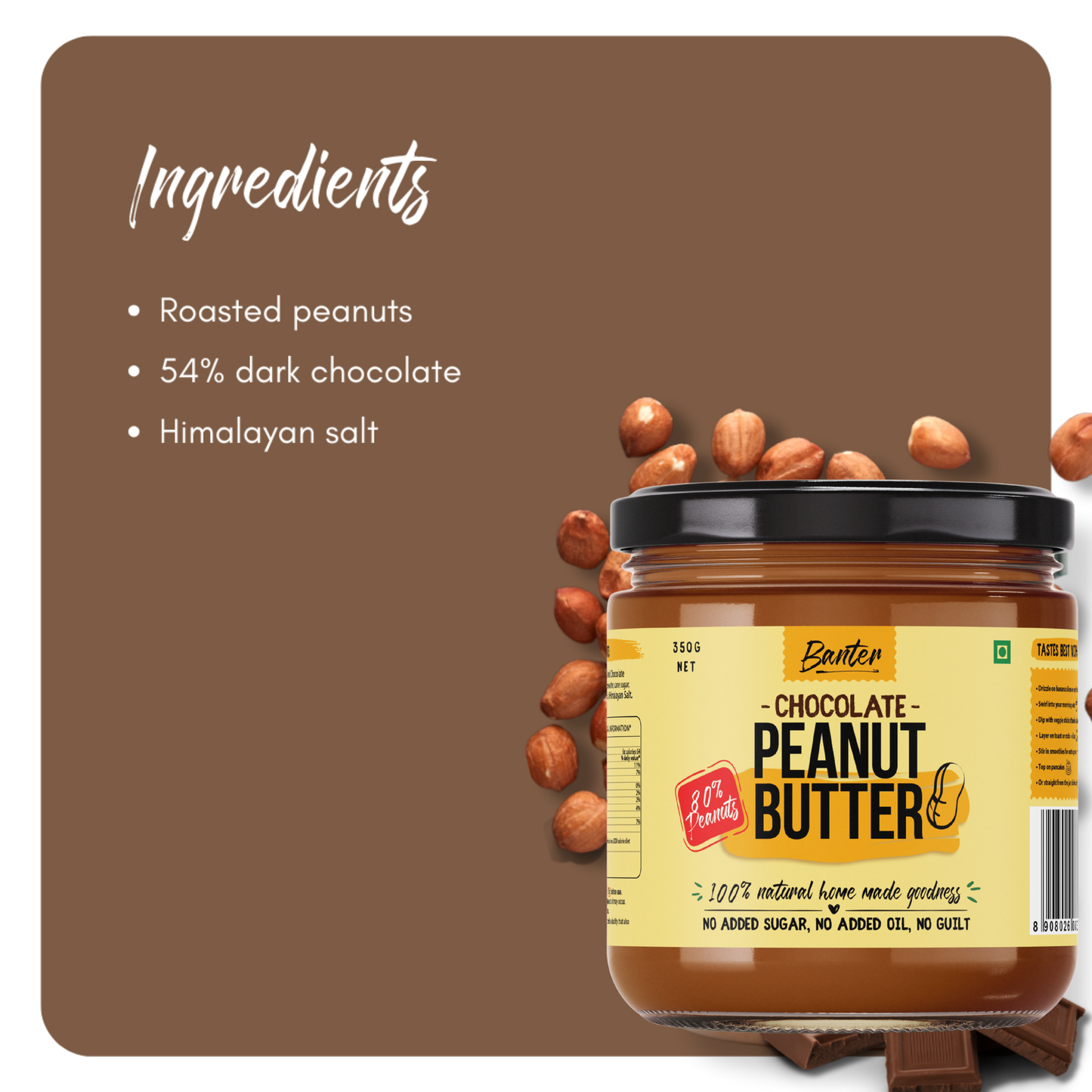 CHOCOLATE PEANUT BUTTER - 350G