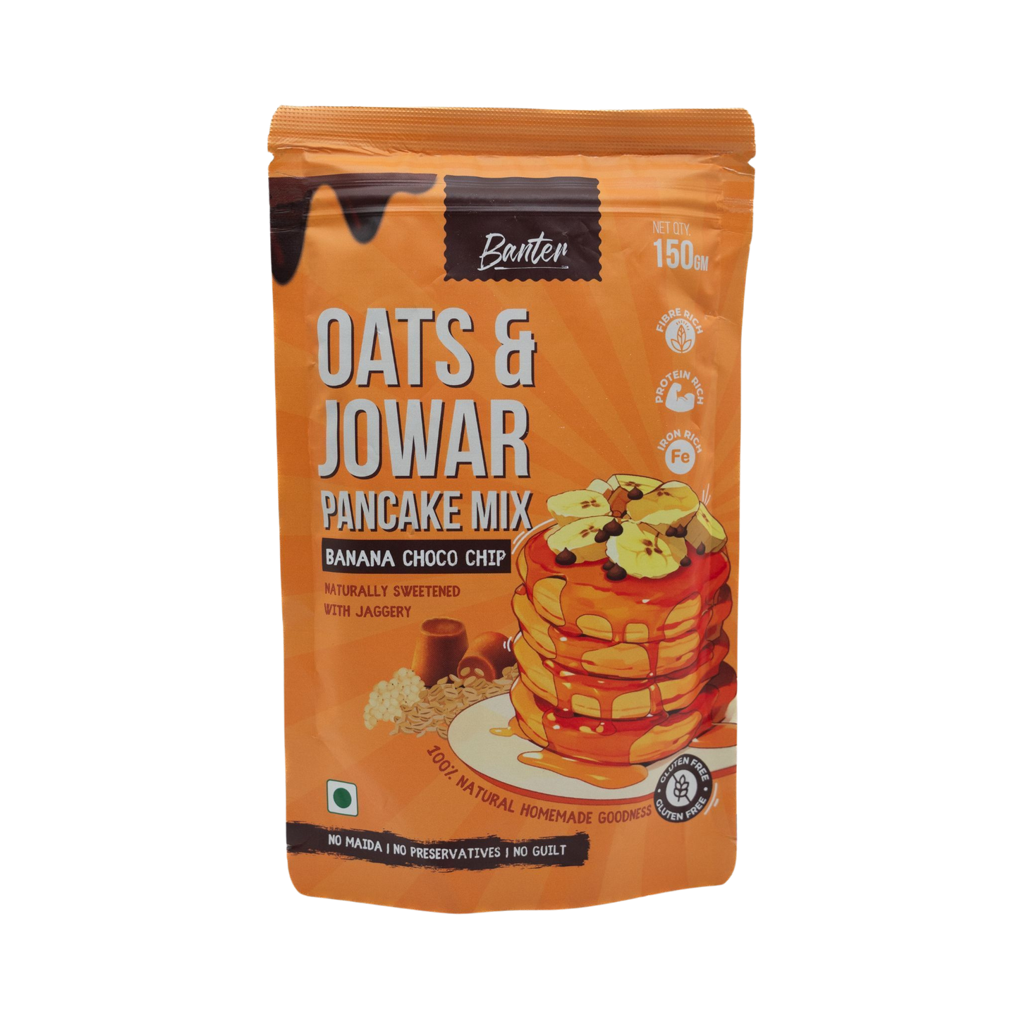 BANANA CHOCO CHIP PANCAKE MIX- 150g