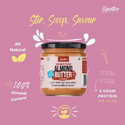 CLASSIC ALMOND BUTTER - 350G