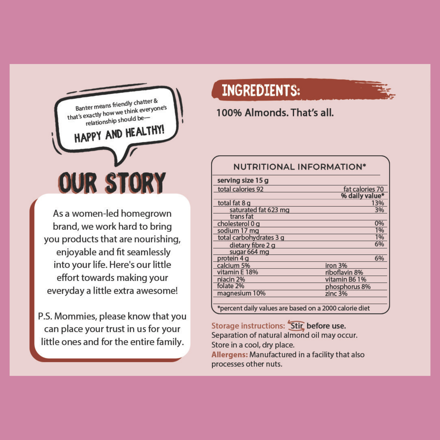 CLASSIC ALMOND BUTTER - 350G