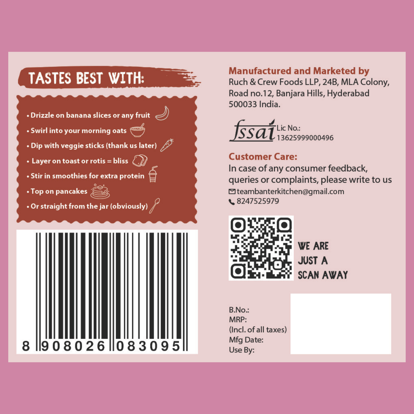 CLASSIC ALMOND BUTTER - 350G