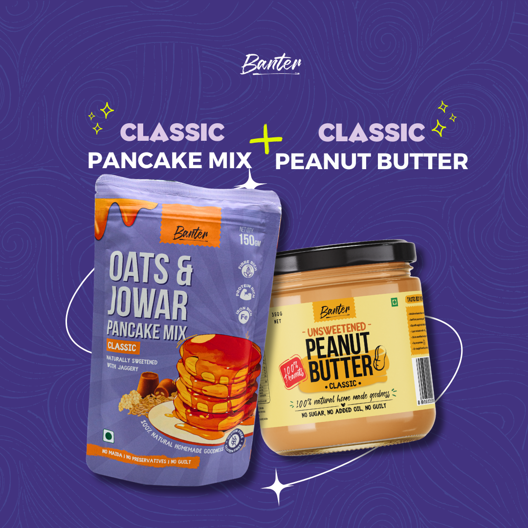 CLASSIC PANCAKE MIX (150G) + CLASSIC PEANUT BUTTER (350G)
