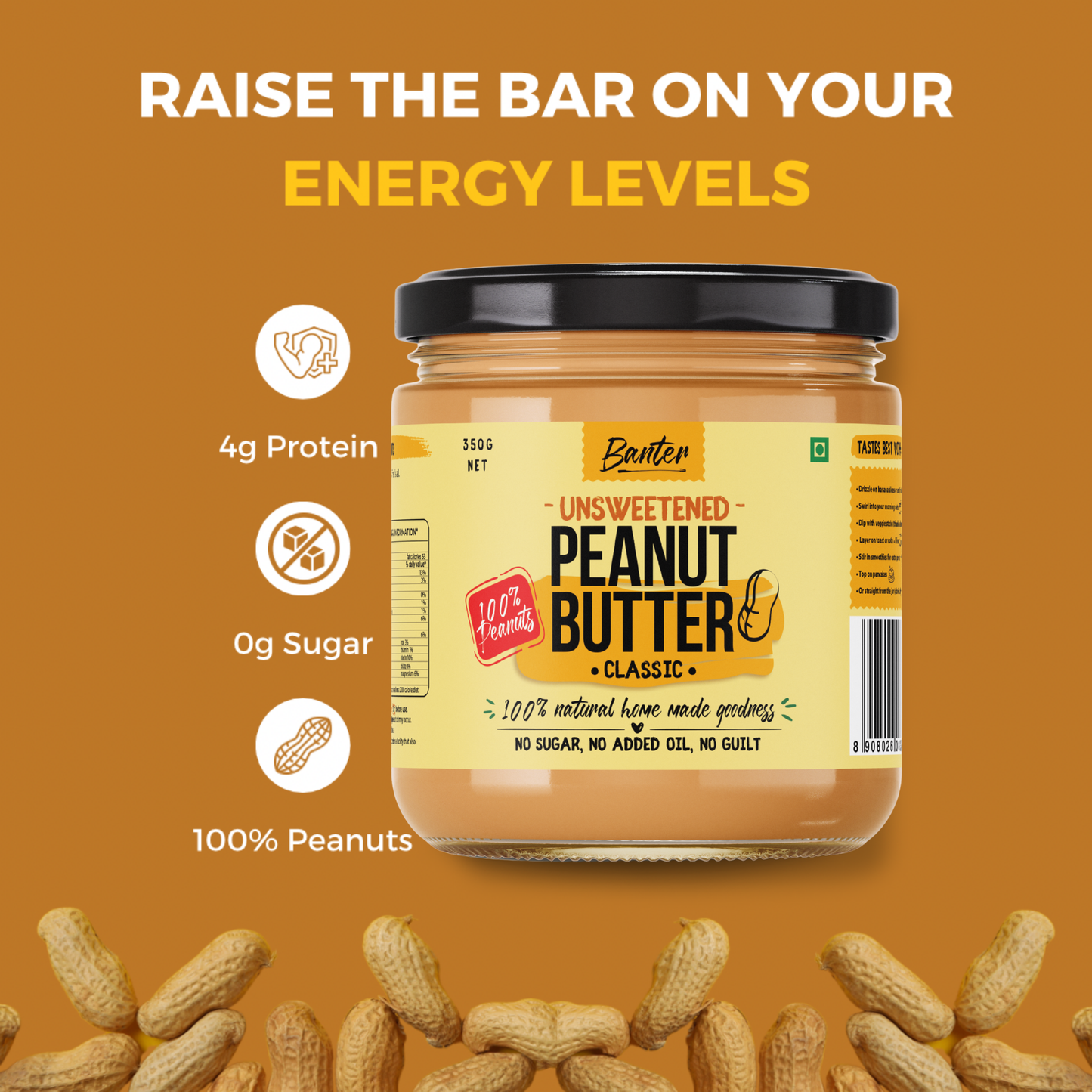 CLASSIC PEANUT BUTTER - 350G