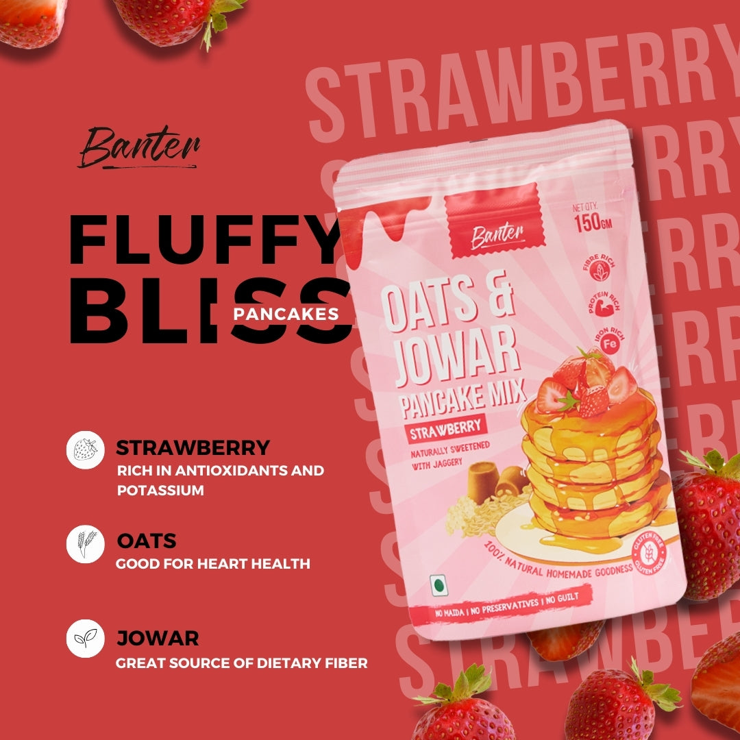 STRAWBERRY PANCAKE MIX - 150g