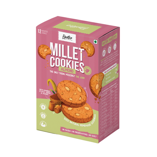 MILLET ALMOND COOKIES - 110G