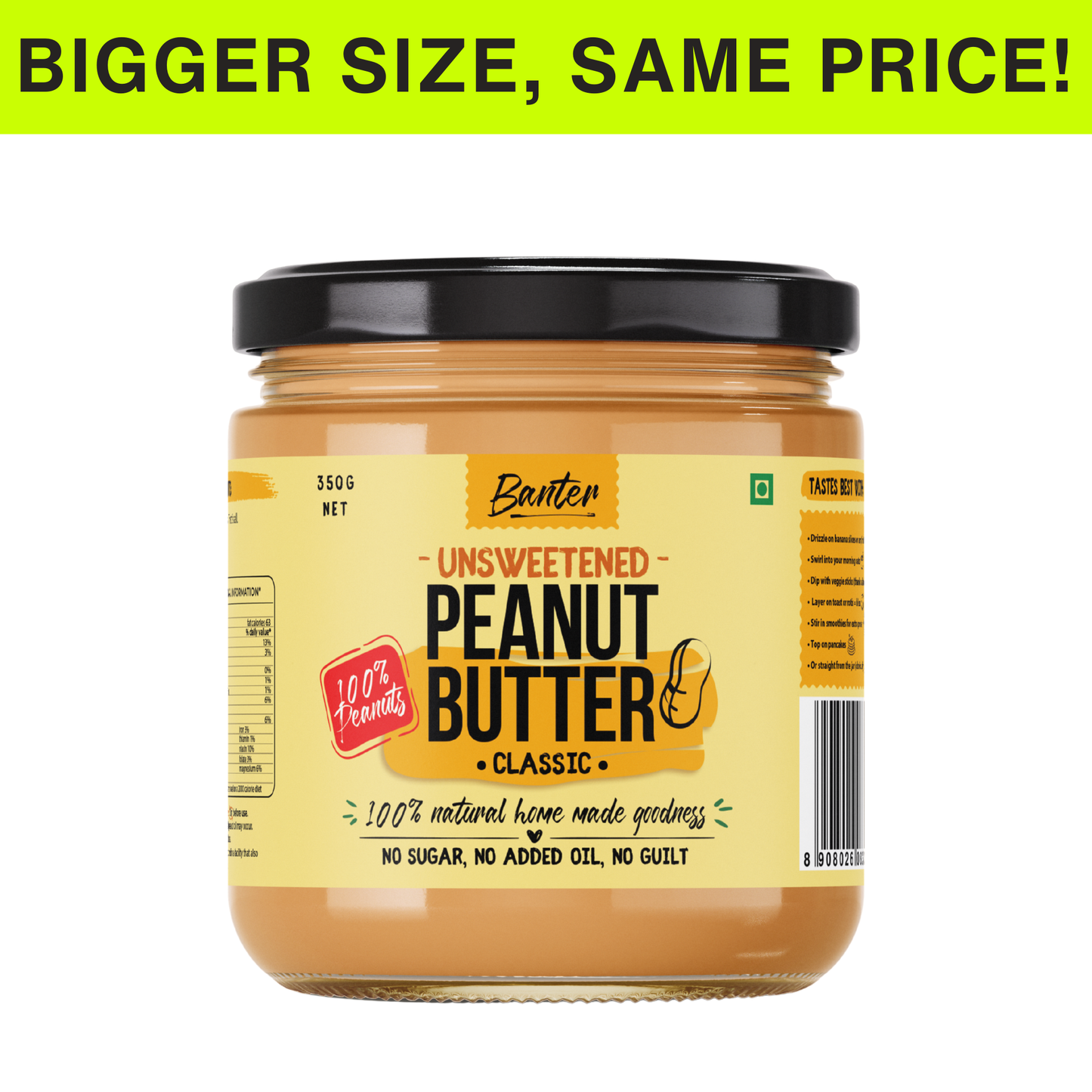 CLASSIC PEANUT BUTTER - 350G