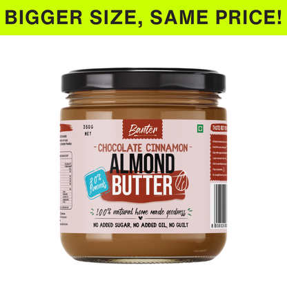 CHOCOLATE CINNAMON ALMOND BUTTER - 350G