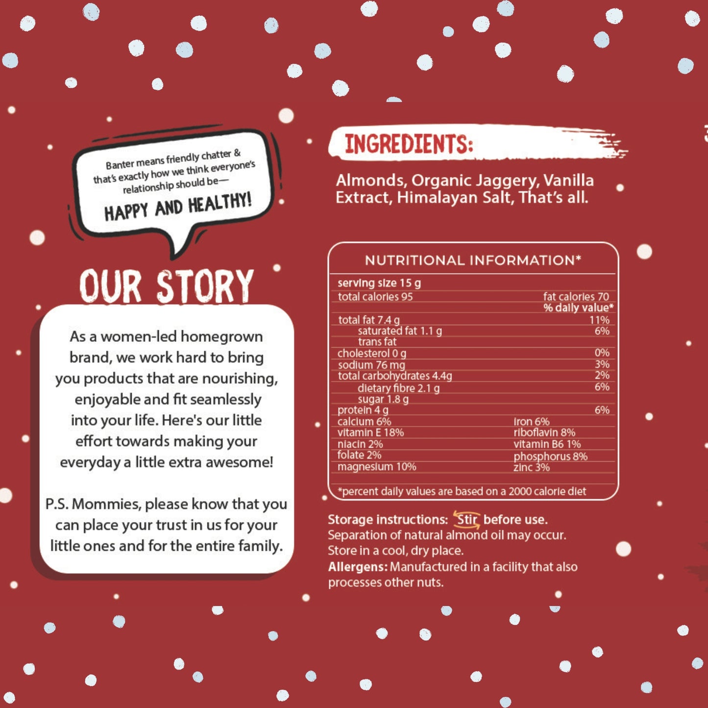 STICKY TOFFEE ALMOND BUTTER - 350G