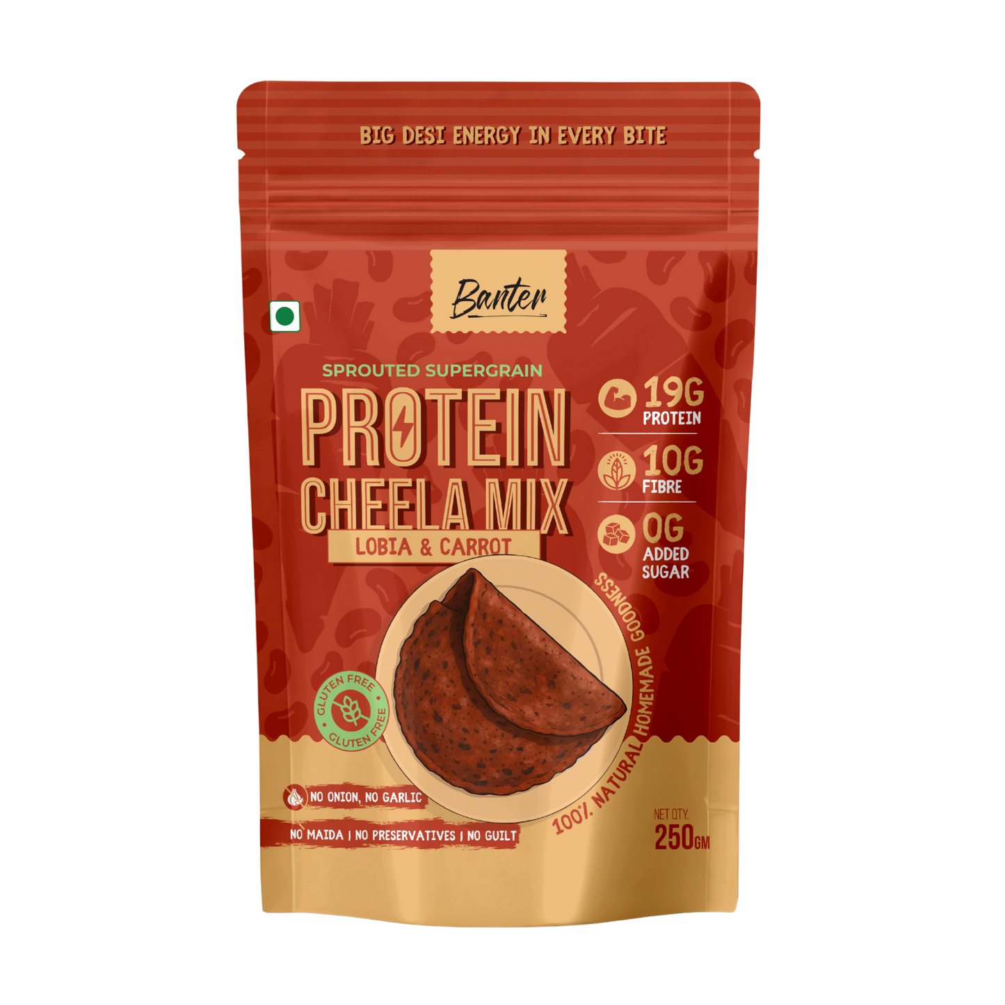 PROTEIN CHEELA MIX - LOBIA & CARROT