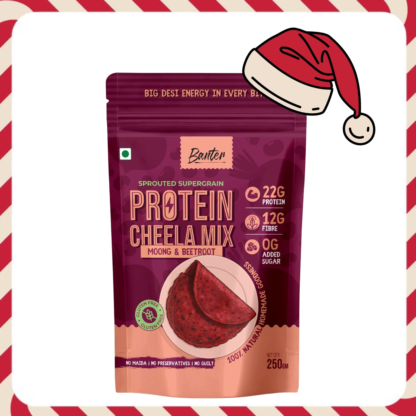 PROTEIN CHEELA MIX - MOONG & BEETROOT