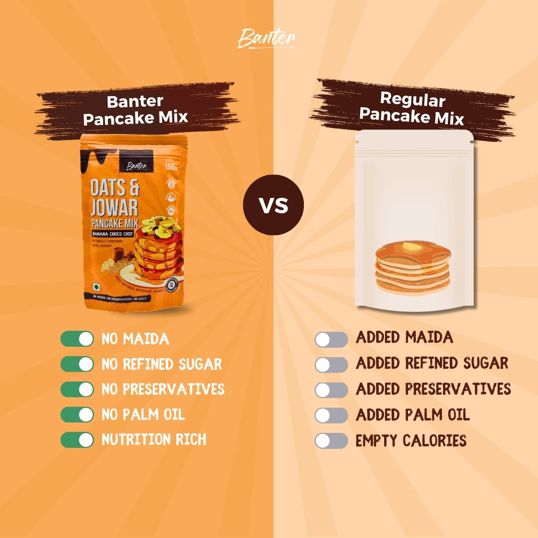 FLAVOURED PANCAKE MIX - 2 x 150g