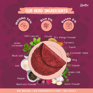 PROTEIN CHEELA MIX - MOONG & BEETROOT