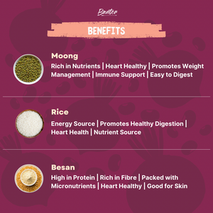 PROTEIN CHEELA MIX - MOONG & BEETROOT