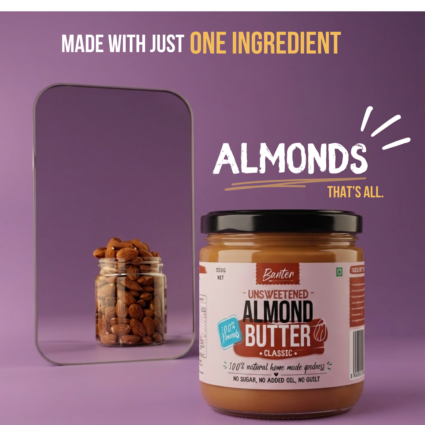 CLASSIC ALMOND BUTTER - 350G