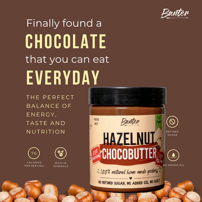 HAZELNUT CHOCOBUTTER (formerly known as Hazelnut New-tella)