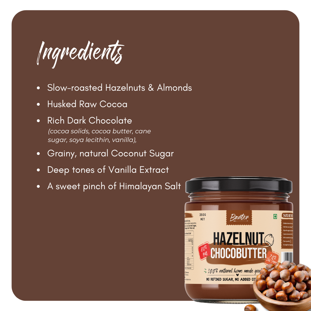HAZELNUT CHOCOBUTTER - 350G