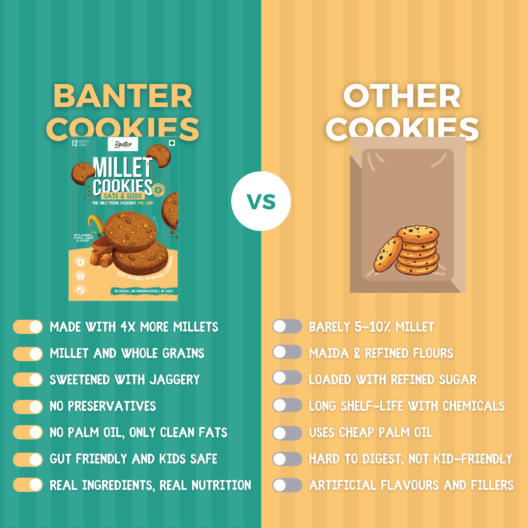 MILLET OATS & SEEDS COOKIES - 110g