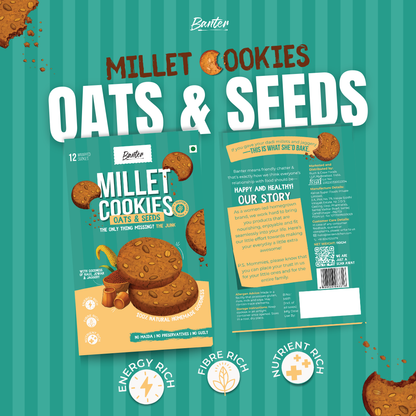 MILLET OATS & SEEDS COOKIES - 110g