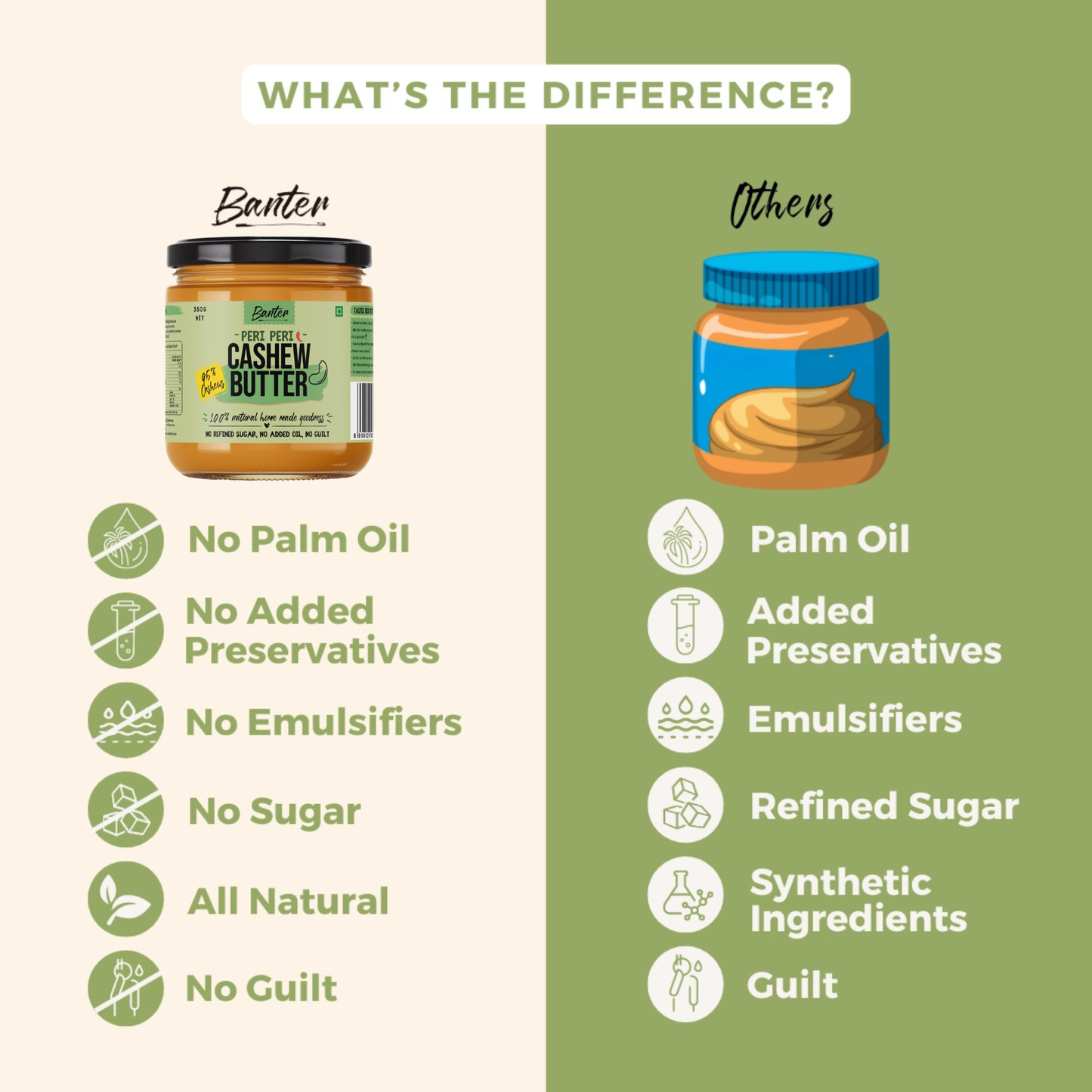 PERI PERI CASHEW BUTTER - 350G